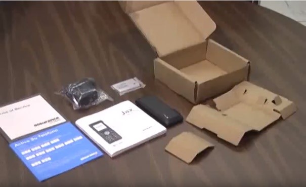 e-commerce packaging with corrugated inserts, cell phone kit