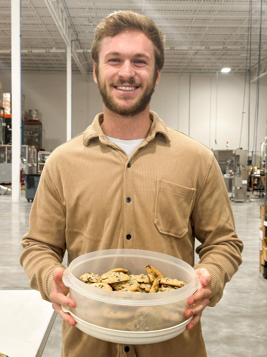 Dan Schneider - Felins Finance and Purchasing Analyst Brings Cookies for the Felins BBQ