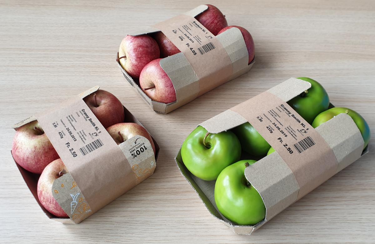 Banded Apples - Food Packaging