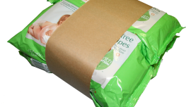 bundled wipes, healthcare packaging
