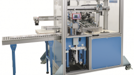 Automatic feeding, counting, stacking and banding