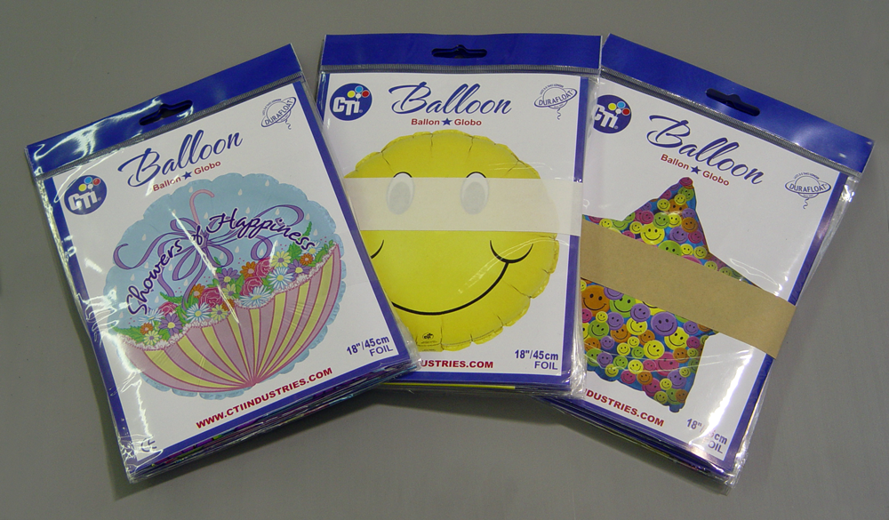 multipack banding, untizing, balloons