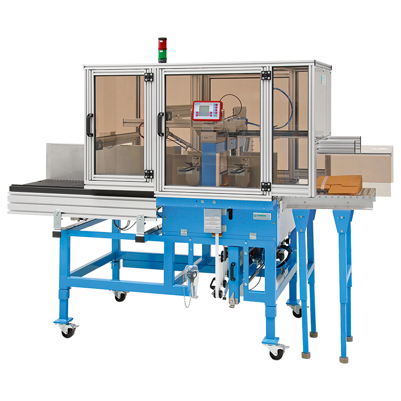 US-2000, ultra-sonic arch banding machine, transitline conveyors, automatic banding, paper banding, plastic banding