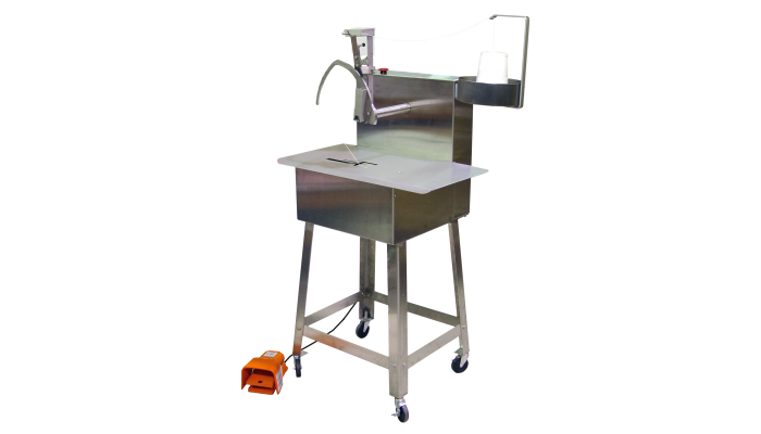 stainless steel Sani-Tyer tying machine for meats, poultry, chicken