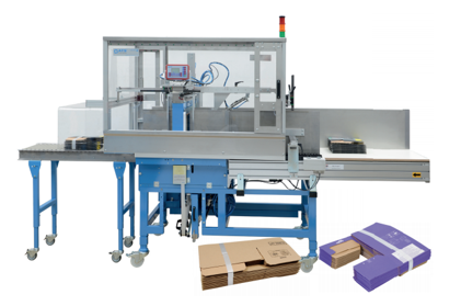 automated bundling machine for corrugated packaging