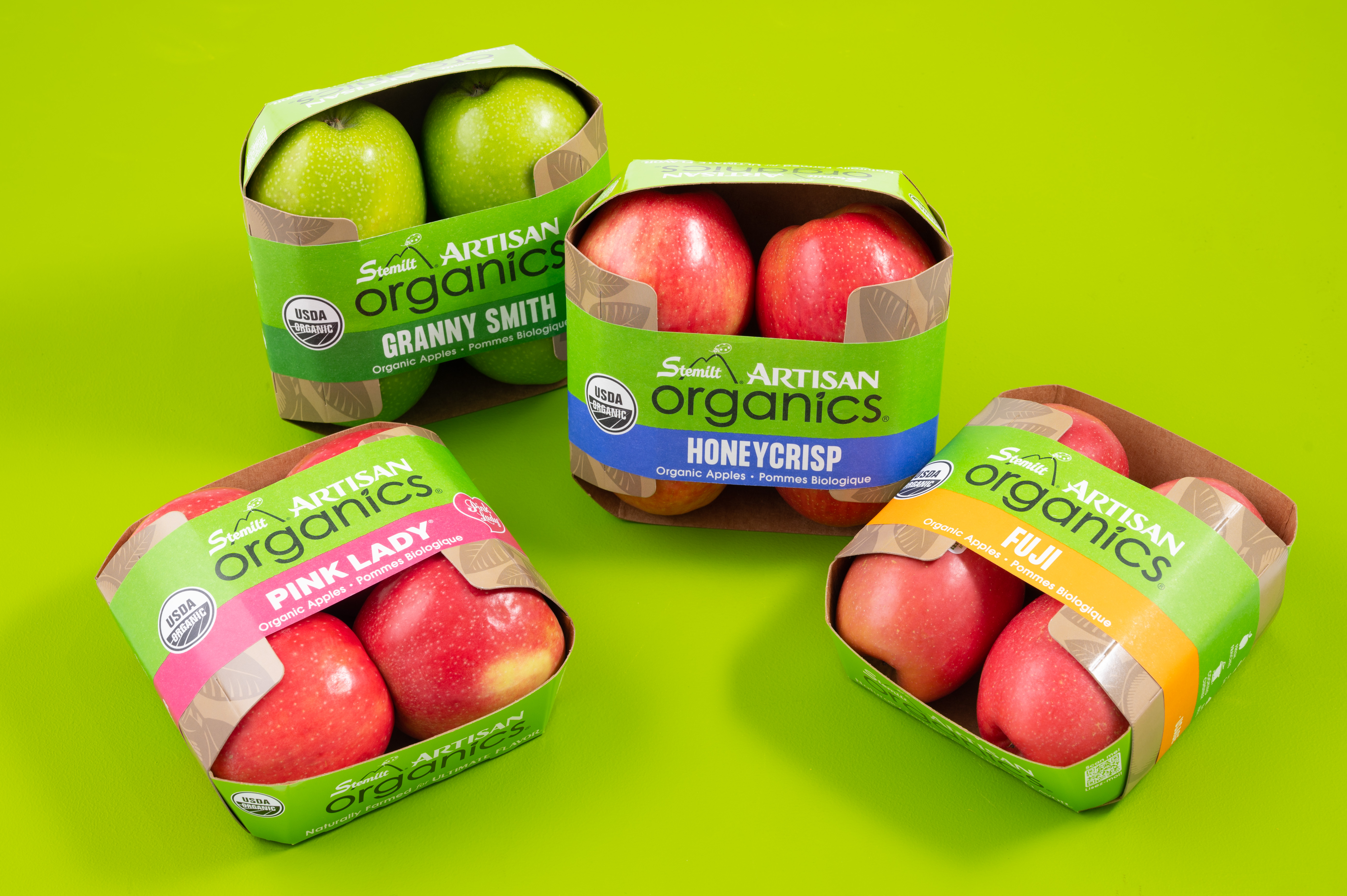 Paper Apple Packaging – EZ-Band – Felins Produce Packaging for Stemilt Growers